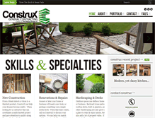 Tablet Screenshot of goconstrux.com